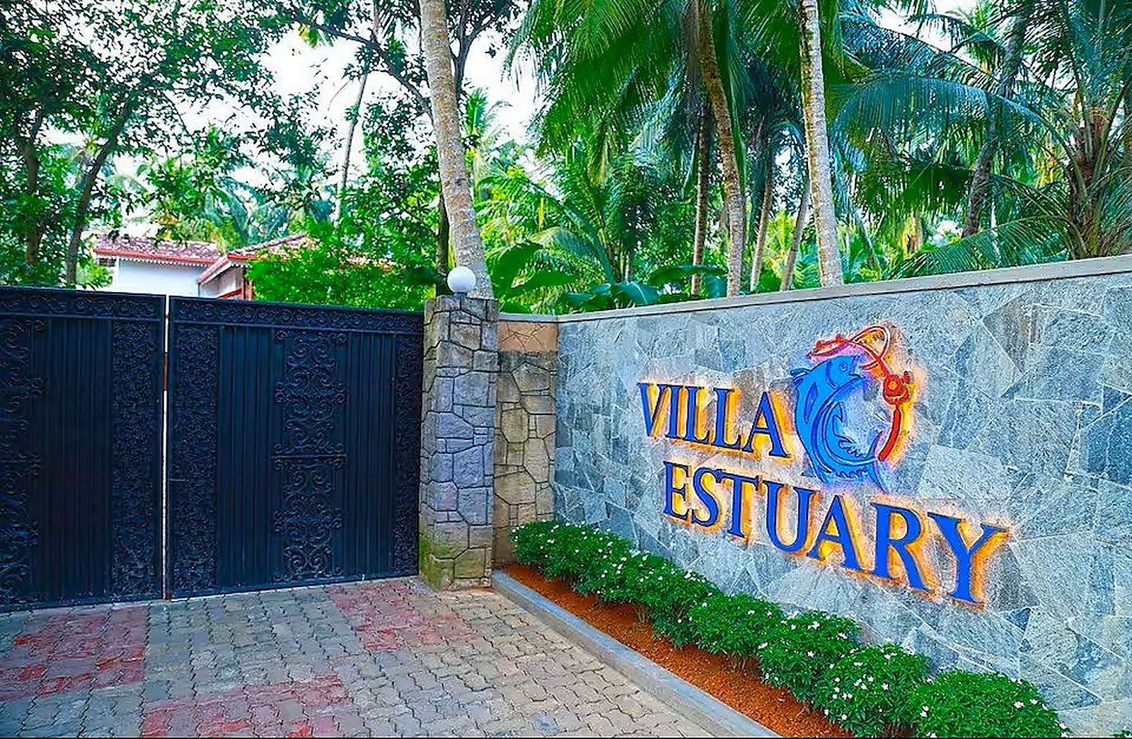 Villa Estuary entrance, Induruwa