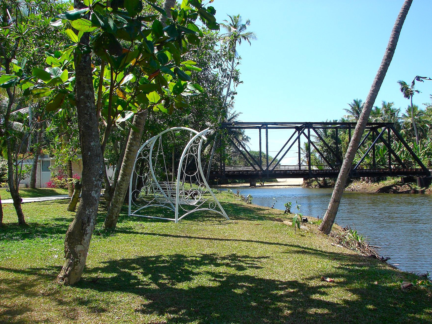 Villa Estuary tropical garden and estuary view