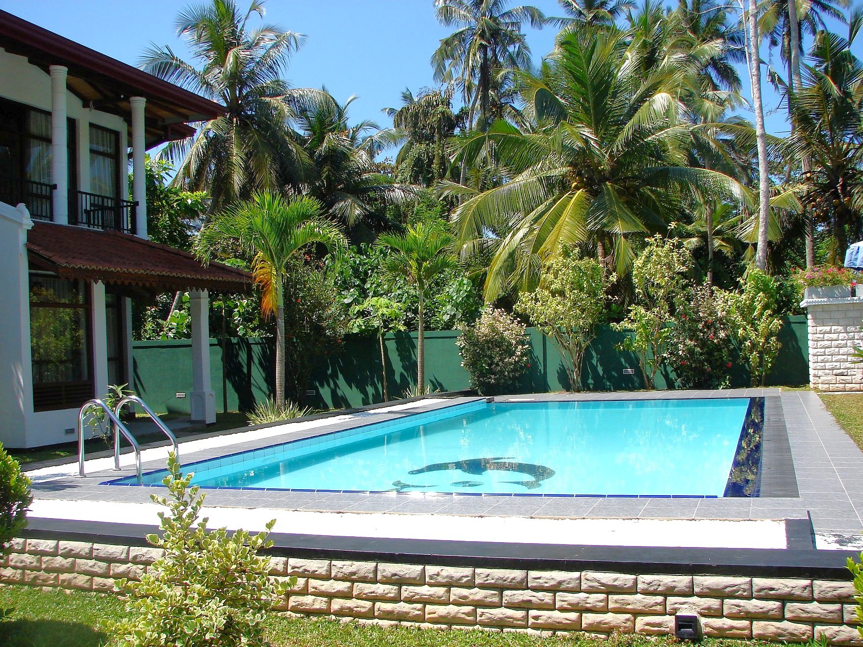 Villa Estuary whole property booking — pool, villas and tropical gardens, Induruwa Sri Lanka
