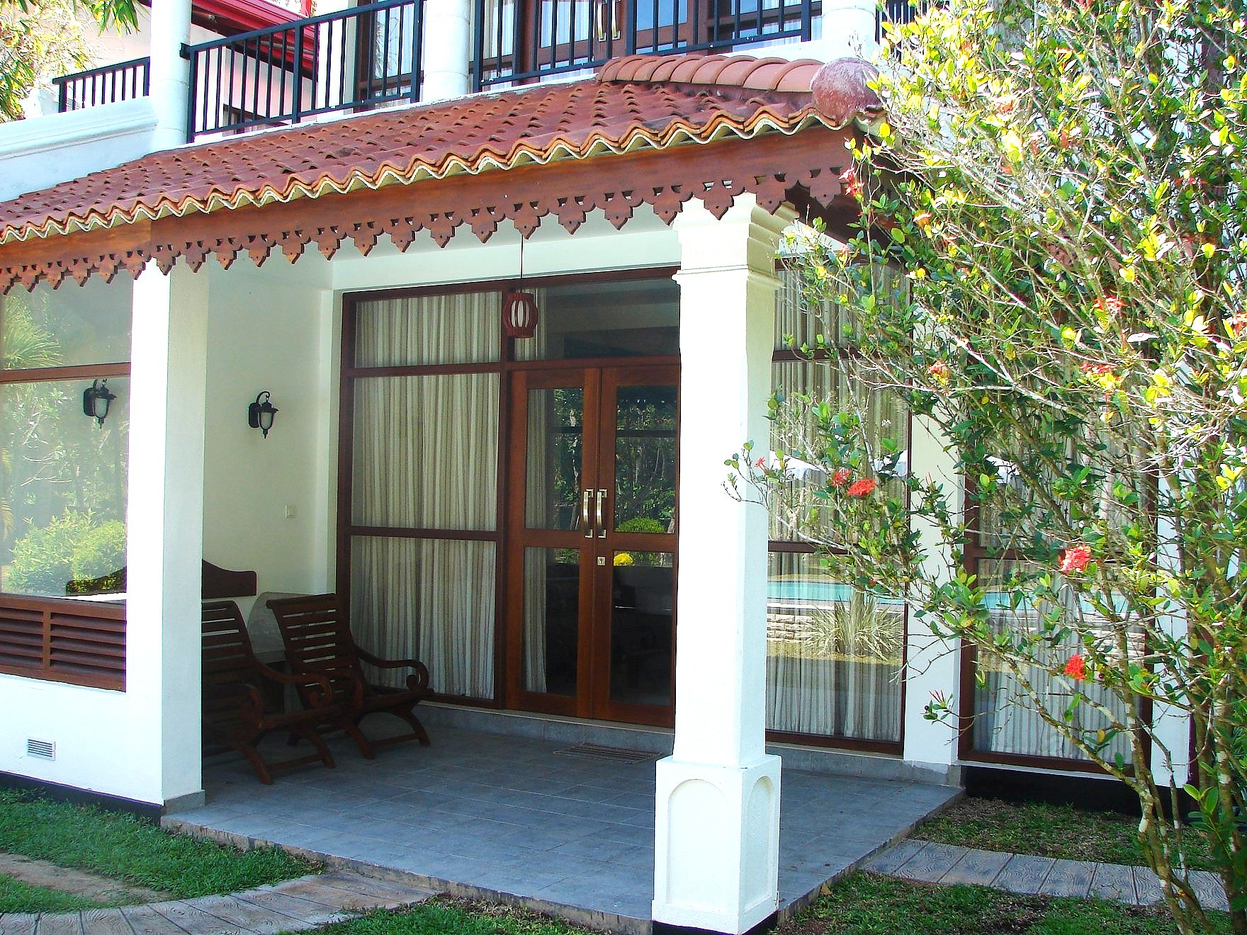 Villa 1 private veranda