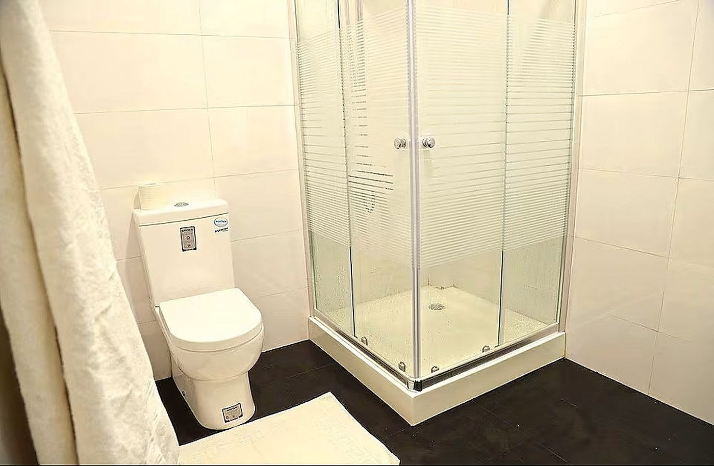 Private bathroom with shower